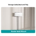 thumbnail image 4 of Soporte Para Cable De Alimentación Del Enrutador Satelital 2 En 1, Resistente, Ahorro De Espacio, Disipación De Calor, Kit De Soporte De Montaje Para Cable De, 4 of 7
