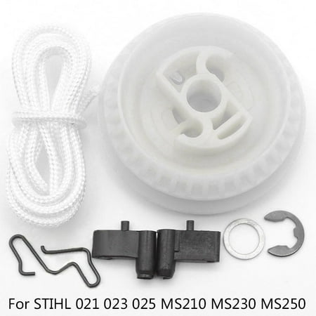 

Recoil Started Rope Pulley+Pawl Kit Fits for Stihl 021 023 025 MS210 MS230 MS250
