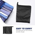 thumbnail image 3 of Bolsa organizadora impermeable para impermeable, ropa de gimnasio, trajes de baño, bolsa con cordón, bolsas de lavandería de tela Oxford con cremallera para viajes y actividades al aire libre, 3 of 5