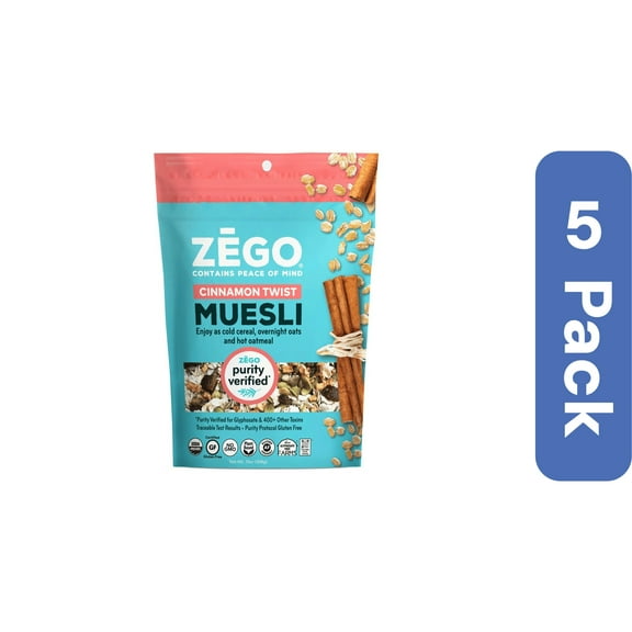 Zego Cinnamon Muesli 13 oz (Pack of 5)