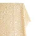 thumbnail image 5 of Zelouf Textured Knit W/ Sequins And Eyelash  , Sewing, DIY, Crafts Fabric by the Yard, Cream, 20 Yard, 5 of 5