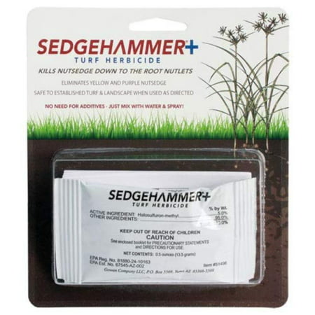 51516 SedgeHammer, 13.5g, The number one selling nutsedge control product on the market - years of proven results. By GOWAN (Best Weed Grinder On The Market)