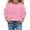 Pink, variant on Girls Cancer Awareness Month Printed Long Sleeve Pullover Sweatshirt Lined Casual Top Hooded Sweatshirts 5-6 Years