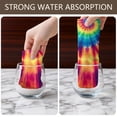 thumbnail image 6 of 4 Pcs Funny Kitchen Towels,Rainbow Tie Dye Mandala Pattern Microfiber Dish Towels,Kitchen Tea Towels,Kitchen Towel Set (18" X 26"), 6 of 7