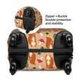 thumbnail image 4 of Balery Luggage Cover Squirrel And Mushroom Print Suitcase Covers for Luggage Elastic Washable Suitcase Protector Fits 18-32 Inch Luggage-Small, 4 of 9