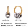 thumbnail image 1 of Faty-T Hoop Earrings Pave Circle Charm - Elegant Jewelry for Special Occasions, 1 of 9