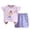 Z31-Dark Purple, variant on NIEWTR Toddler Girl Clothes Summer Outfits Sleeveless Ruffle Hem Tank Top Shorts 2Pcs Cute Baby Girls Clothing Set(Purple,18-24 Months)