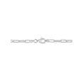 thumbnail image 3 of Miabella Women's Sterling Silver Paperclip Necklace, 3 of 6