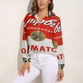 thumbnail image 3 of TOMATO SOUP Long Sleeve Blouse Woman Streetwear Casual Shirts Summer Oversize Woman Streetwear Clothing Birthday Present, 3 of 7