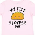 thumbnail image 4 of Inktastic My Titi Loves Me with Taco Illustration Boys or Girls Toddler T-Shirt, 4 of 5