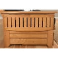thumbnail image 2 of Kodiak Furniture Phoenix Full-size Traditional Hardwood Frame in Butternut Brown, 2 of 10