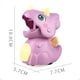 thumbnail image 3 of Presiona Inercia Adelante Dinosaurio Juguete Coche Fiesta Favores Creativo Triceratops Inercia Púrpura, 3 of 9