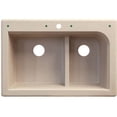 thumbnail image 3 of Transolid 33" x 22" Top Mount Radius Granite Kitchen Sink, Available in Various Colors, 3 of 4