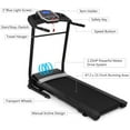thumbnail image 4 of SWERTOY 3.5HP Folding Treadmill Electric Motorized Running Machine with 10MPH Speed, Large Running Surface, 12 Programs, Speakers, LCD and Pulse Monitor for Running Walking,Max Weight 330lb, 4 of 8