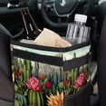 thumbnail image 6 of Cactus Car Trash Bin: Foldable with Lid, Leak-Proof, Hanging Storage Bag - Mini Trash Can, Garbage Can for Car, 6 of 6