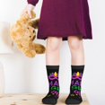 thumbnail image 5 of Honeii Mardi Gras with Flamingo Print Children's Colorful Socks,Unisex Kids and Toddlers' Cushioned Sock,Kids Athletic Crew Socks,for Everyday Wear and Sports, 5 of 5
