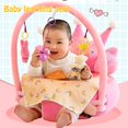 thumbnail image 3 of Silla De Asiento De Bebé, Juguetes De Peluche Flexibles De Dibujos Animados Multifuncionales, Juguete De Felpa Lavable Cómodo Para Niños Pequeños, Hogar, Dormitorio Y Sala De Estar seitruly BA001435-06, 3 of 6