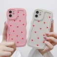 thumbnail image 5 of Funda de teléfono con líneas onduladas suaves y corazón de amor para iPhone 11, funda de silicona para iPhone 13, 12, 14, 16, 15 Pro Max, XR, XS, X, 6, 7, 8 Plus, SE 2020, 5 of 5