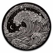 2026 Cook Islands 1 oz Silver Obsidian Black Wave w/ Box & COA