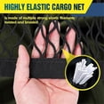 thumbnail image 5 of Highly Elastic Cargo Net for Pickup Truck Bed, Truck Bed Cargo Net Mesh, 4x4ft Stretches to 8x8ft Truck Bed Net, 5 of 5