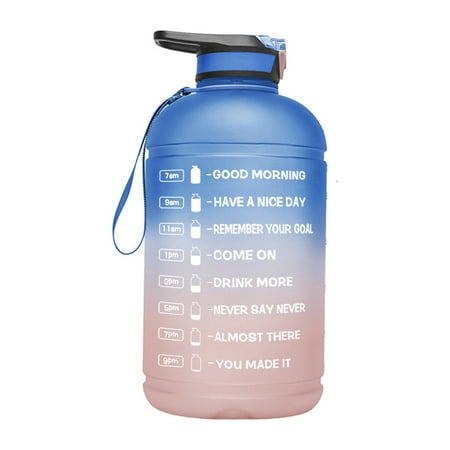 

SANWOOD Water Bottle Portable Leak-proof PETG 1 Gallon 3.78L Drinking Jug for Fitness