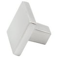 thumbnail image 2 of Contemporary Square Cabinet Knob, 1-1/8 Inches, Zinc Base Material, Satin Nickel by Stone Harbor Hardware, 2 of 4