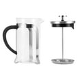 thumbnail image 1 of Pot à Café Résistant aux Températures Élevées, Pot à Café Filtre Antidéflagrant, pour Bureau à Domicile Argent 600ml, 1 of 8