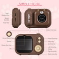thumbnail image 4 of Andoer-2 Camcorder,Kids 48MP 2.4 Camera Dual Lens Built-in Kids Camera 48MP 2.4 Inch 1080P Kids Camera Camera Kids Camera Video Camera Kids Camera Video Lens Built-in Battery IPS Screen Dual, 4 of 6