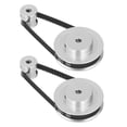 thumbnail image 3 of GT2 Synchronous Wheel, 2 Set Synchronous Wheel GT2 Aluminum Alloy Timing Pulley with 2Pcs Length 200mm Width 6mm Belt, 3 of 8