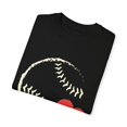 thumbnail image 3 of I Love Baseball Heart Baseball Mom Mamas Gift For Her Gift For Him Unisex Garment-Dyed T-shirt, 3 of 4