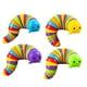 thumbnail image 1 of Juguete sensorial de babosa arcoíris, articulado y elástico, flexible, descompresor, relajante, de escritorio, para niños y adultos., 1 of 14