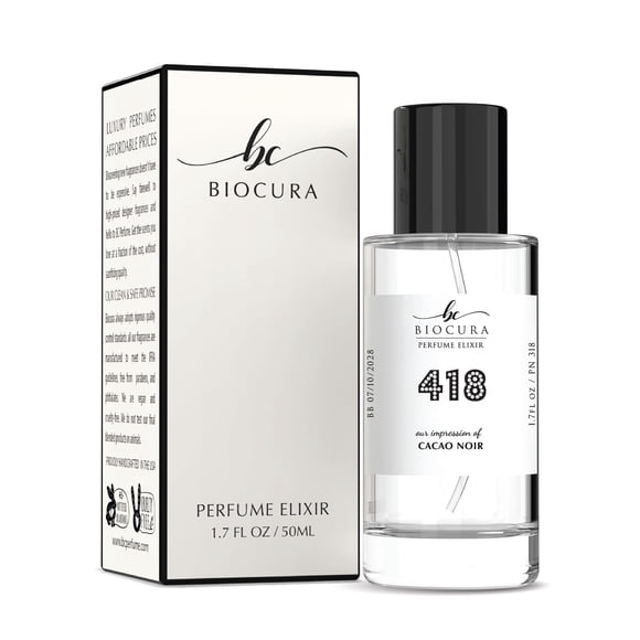 Perfume BIOCURA BC 418 Cacao Noir Eau de Parfum para mujer, 50 ml