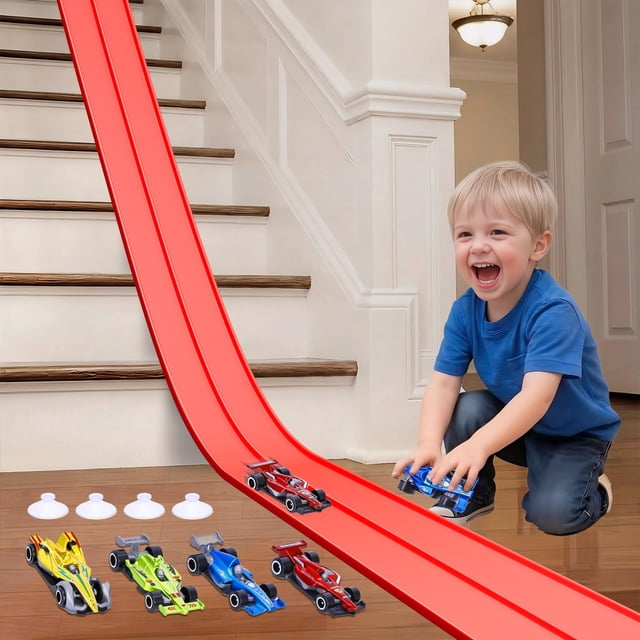 Pista de Carreras FUTESI 4,5 m Flexible, con Ventosas