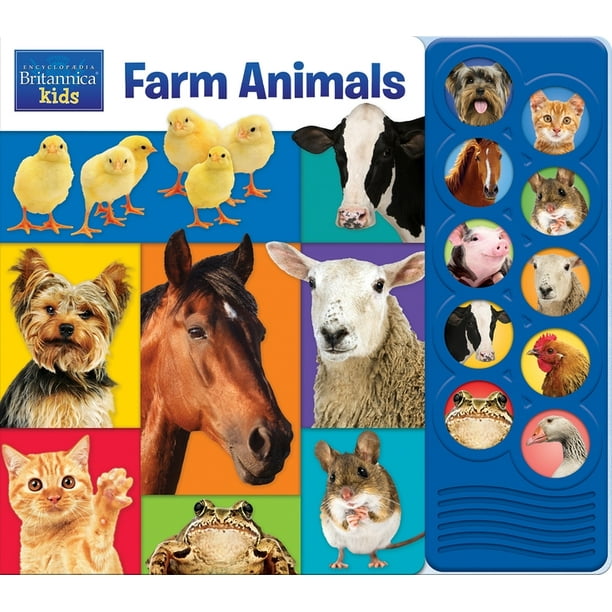 Encyclopaedia Britannica Kids: Farm Animals Sound Book (Board book) - Encyclopaedia Britannica Kids: Farm Animals Sound Book (Board book) -