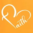 thumbnail image 5 of Wild Bobby Heart Made Of Faith Inspirational/Christian Women Graphic Tee, Gold, Large, 5 of 5