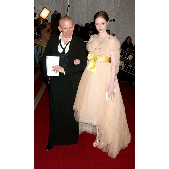 Jean Paul Gaultier And Coco Rocha At Arrivals For The Poiret King Of Fashion