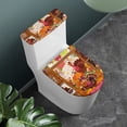 thumbnail image 3 of HELLHERO 2 Pack Toilet Lid Cover for Indoor Home 主题词 Universal Bathroom Toilet Lid Cover Stretch, 3 of 5