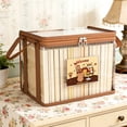 thumbnail image 6 of Deeceymbur Storage Box Transparent Foldable Book Organizer Dustproof Container for Home Desktop Books Papers Magazines Storage and Space Saving Design, 6 of 6