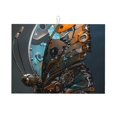 thumbnail image 1 of Balery Steampunk Mechanical Butterfly Alfombrilla de Secado para Cocina, 18x24 Pulgadas, Súper Absorbente para Platos y Encimeras, 1 of 7