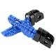 thumbnail image 4 of Reposapiés delanteros de motocicleta pares delanteros izquierdo derecho aptos para Yamaha MT‑03 MT‑25 MT‑07 MT‑09 R3 XJ6Blue, 4 of 12