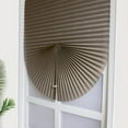 thumbnail image 3 of Tela De Sombrilla Plegable Persiana Autoadhesiva Plisada Media Cortina Blackout Café (60x150cm) Wdftyju Libre de BPA, 3 of 9