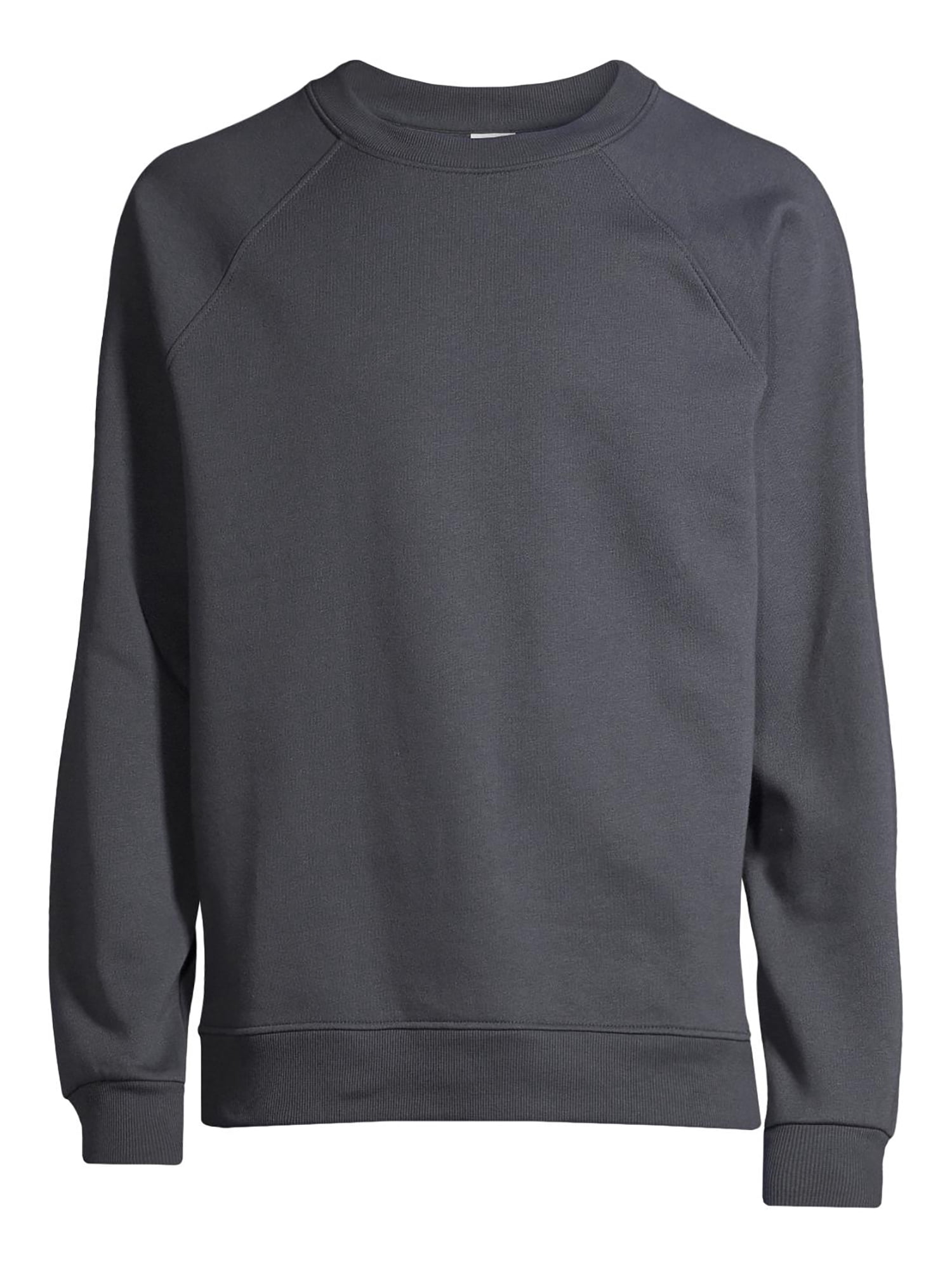 Athletic Works Men's Fleece Raglan Crew Sweatshirt, up to Size 2XL
