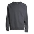 thumbnail image 6 of Athletic Works Men's Fleece Raglan Crew Sweatshirt, up to Size 2XL, 6 of 6