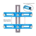 thumbnail image 3 of Multifunctional Aluminum Alloy Cabinet Handle Template Tool Woodworking Punch Locator Drill Template Guide for Installing Kitchen Drawers Cabinet Handles and Door Handles, 3 of 7