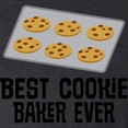 thumbnail image 3 of CafePress - Best Cookie Baker Ever - Women's Long Sleeve Charcoal Gray Pajamas, 3 of 3