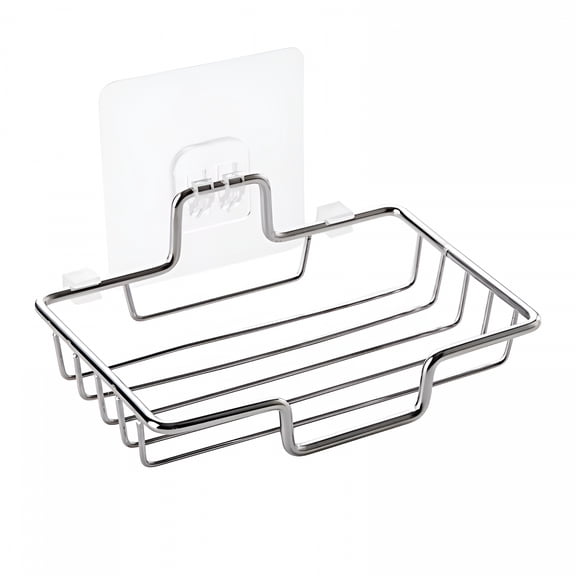 ACDANC Stainless Steel Soap Dish for Shower Sponge Holder Tray Wall Mounted Soap Self for Bathroom Kitchen Tub Rust Proof No Drilling