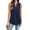 Navy, variant on Fantaslook Womens Tank Tops V Neck Sleeveless Summer Shirts Loose Casual Tops Blouse