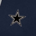 thumbnail image 4 of Men's Antigua Navy Dallas Cowboys Brushed Carbon Victory Pullover Hoodie, 4 of 4