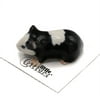 Little Critterz Black White Guinea Pig "Ziggy" - miniature porcelain figurine