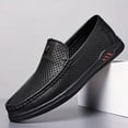 thumbnail image 2 of Summer Street Vacation Men's Fashion Casual Shoes, Non-Slip Perforated Breathable Slip-On Loafers Comfortable, 2 of 9